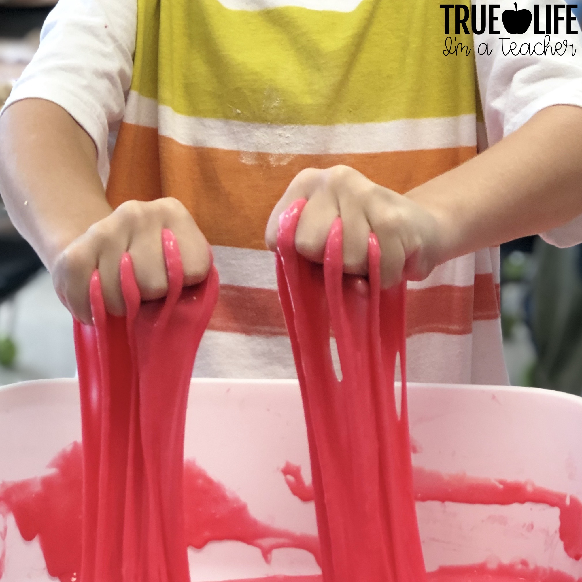 Easiest classroom slime. Classroom tested, kid-, and teacher-approved!