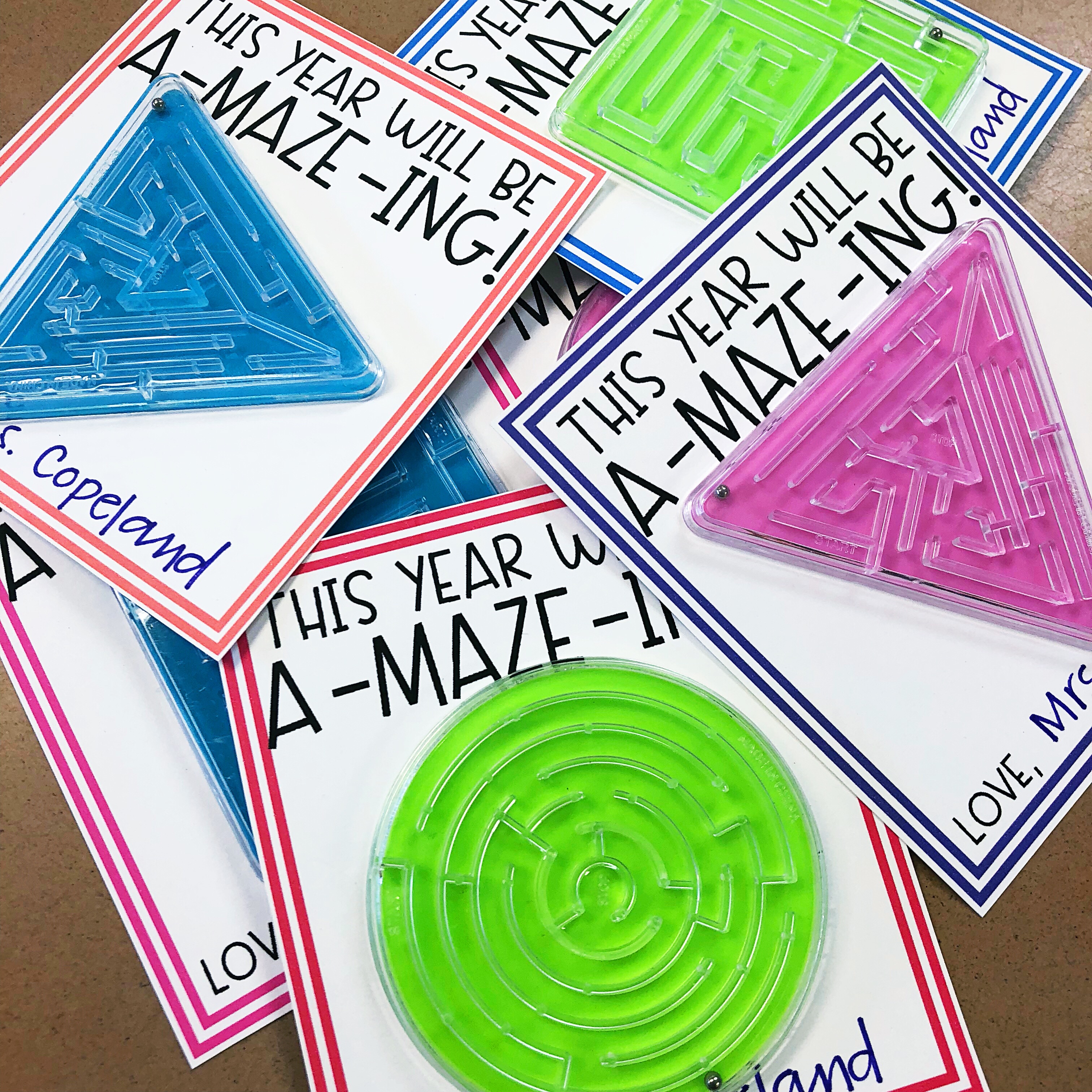 Easy, inexpensive back to school student gift with a free gift tag printable.