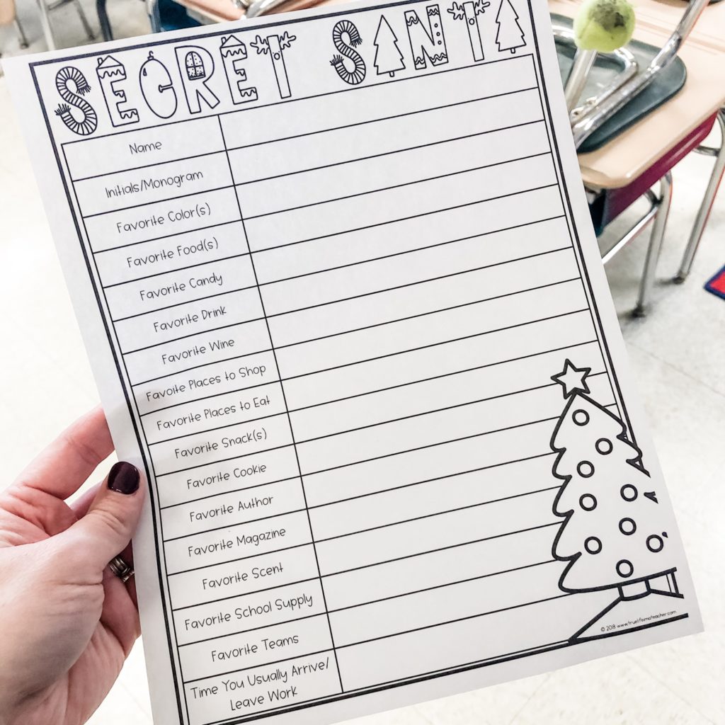 How to do a Secret Santa Draw at Work with Free Printables | Work secret  santa, Secret santa, Secret santa rules