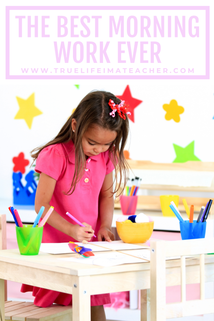 Morning work is the first activity students do daily. How can teachers make the first impression of the day positive, and one students look forward to?